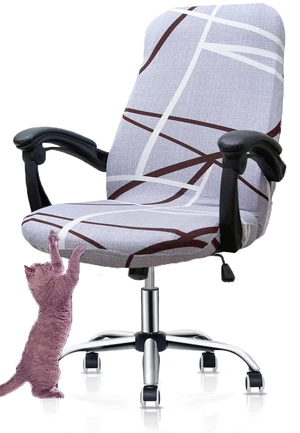 Computer Office Chair Covers for Stretch Universal Rotating Chair Desk Chairs ONLY Chair Covers (F, Medium) Computer Office Chair Covers for Stretch Universal Rotating Chair Desk Chairs ONLY Chair Covers (F, Medium)