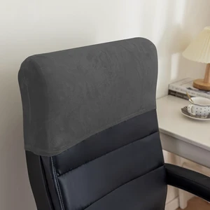 Velvet Office Chair Headrest Cover for Computer Desk Chair Headrest Slipcover Headrest Protector Dust Headrest Slipcover (Dark Gray,1 Pack) Velvet Office Chair Headrest Cover for Computer Desk Chair Headrest Slipcover Headrest Protector Dust Headrest Slipcover (Dark Gray,1 Pack)