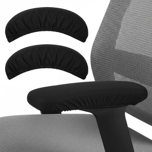 2-Pack Computer Chair Arm Covers,Black Office Chair Arm Rest Cover | Soft Stretch Fabric Universal Arms Rests Covers for Most Office Chair, Gaming & Desk Chairs,Washable,Removable 2-Pack Computer Chair Arm Covers,Black Office Chair Arm Rest Cover | Soft Stretch Fabric Universal Arms Rests Covers for Most Office Chair, Gaming & Desk Chairs,Washable,Removable