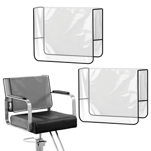 2Pcs Salon Chair Cover Protectors,Clear Hairdressing Chair Back Covers | (19.8*15.9*4.7inch) Fits Most Standard Back Reinforced Precision Stitched Covers to Prevent Damage Spa Chairs 2Pcs Salon Chair Cover Protectors,Clear Hairdressing Chair Back Covers | (19.8*15.9*4.7inch) Fits Most Standard Back Reinforced Precision Stitched Covers to Prevent Damage Spa Chairs
