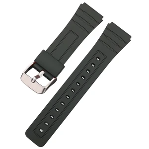 Replacement Band for Casio F-84/F-91W/F-94/F-105/A158/A168, Soft PU Watch Strap for Casio A158 Series (Black) Replacement Band for Casio F-84/F-91W/F-94/F-105/A158/A168, Soft PU Watch Strap for Casio A158 Series (Black)