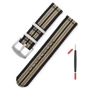 20mm Fast Release Watch Band Multicolor Replacement Watch Straps for Men Women(20mm,Black Khaki Gray) 20mm Fast Release Watch Band Multicolor Replacement Watch Straps for Men Women(20mm,Black Khaki Gray)