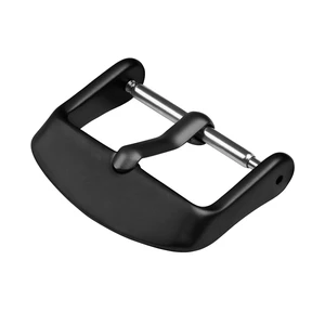 Archer Watch Straps - Stainless Steel Watch Strap Buckles (Matte Black, 20mm) Archer Watch Straps - Stainless Steel Watch Strap Buckles (Matte Black, 20mm)