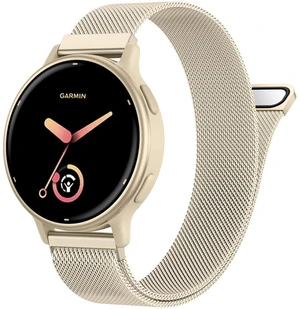 20mm Metal Bands Compatible with Garmin Vivoactive 5/Vivoactive 6/3 Watch Bands, Soft Stainless Steel Strap Replacement Wristband for Venu Sq 2/ Forerunner 55/245 Watch Band Women Men, Champagne 20mm Metal Bands Compatible with Garmin Vivoactive 5/Vivoactive 6/3 Watch Bands, Soft Stainless Steel Strap Replacement Wristband for Venu Sq 2/ Forerunner 55/245 Watch Band Women Men, Champagne