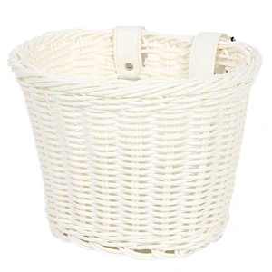Wovens Bicycles Basket Detachable Wicker Front Handlebars Bikes Childrens Wicker for Cycling Wovens Bicycles Basket Detachable Wicker Front Handlebars Bikes Childrens Wicker for Cycling