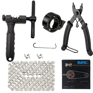6/7/8Speed Bike Chain &Bicycle Bell & Bike Chain Tool Kit | Carbon Steel HighPerformance Replacement Chain, Compatible with HubMotor EBikes, Mountain & Road Bicycles 6/7/8Speed Bike Chain &Bicycle Bell & Bike Chain Tool Kit | Carbon Steel HighPerformance Replacement Chain, Compatible with HubMotor EBikes, Mountain & Road Bicycles