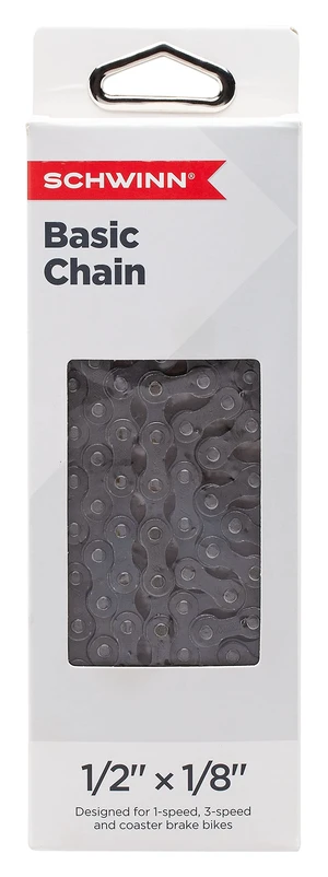 1/2" X 1/8" Basic Chain Replacement, 112 Total Links, Single Speed, for Non-Derailleur Bikes, BMX, Cruisers and Race, Fits Most Adult Bicycles 1/2" X 1/8" Basic Chain Replacement, 112 Total Links, Single Speed, for Non-Derailleur Bikes, BMX, Cruisers and Race, Fits Most Adult Bicycles