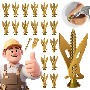 200 Pcs Self Drilling Drywall Anchors with Screws Kit, Metal Expansion Bolt for Drywall,No Drill Or Holes in Wall, Holds Up to 100lbs, for Tv, Shelves, Picture Frames 200 Pcs Self Drilling Drywall Anchors with Screws Kit, Metal Expansion Bolt for Drywall,No Drill Or Holes in Wall, Holds Up to 100lbs, for Tv, Shelves, Picture Frames
