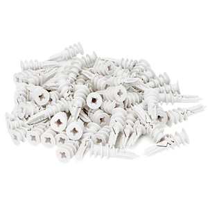100 Pcs Self Drilling Drywall Anchors (Screws No Included), Plastic Anchors for Drywall, Sheetrock, Gypsum Wallboard, Screw Anchors for Multiple Wall Hanging Items, No Pre Drilling Required 100 Pcs Self Drilling Drywall Anchors (Screws No Included), Plastic Anchors for Drywall, Sheetrock, Gypsum Wallboard, Screw Anchors for Multiple Wall Hanging Items, No Pre Drilling Required