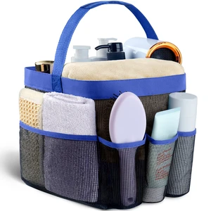 9 Pockets for College Dorm Room Essential | Large Capacity Mesh Shower Caddy with 9 Pockets, Portable Hanging Toiletry Bag for College Dorm, Gym, Camping and Beach 9 Pockets for College Dorm Room Essential | Large Capacity Mesh Shower Caddy with 9 Pockets, Portable Hanging Toiletry Bag for College Dorm, Gym, Camping and Beach