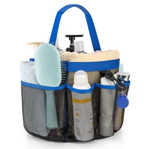 Mesh Shower Caddy Portable for College Dorm Room Essentials with 8-Pocket Large Capacity,Quick Dry Shower Bag for Bathroom, Beach,Gym Mesh Shower Caddy Portable for College Dorm Room Essentials with 8-Pocket Large Capacity,Quick Dry Shower Bag for Bathroom, Beach,Gym