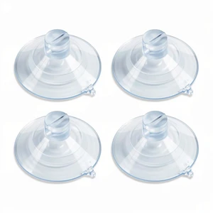 Shower Caddy Suction Cup Replacement, Dual-Layer Thickened Connectors Compatible with Zenna Home and Simple Houseware Wire Racks, Clear, Pack of 4 Shower Caddy Suction Cup Replacement, Dual-Layer Thickened Connectors Compatible with Zenna Home and Simple Houseware Wire Racks, Clear, Pack of 4