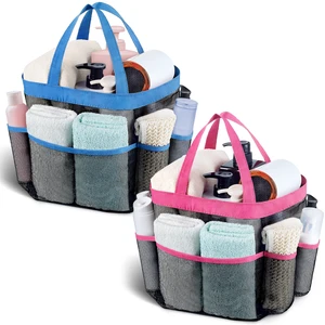 9 Pockets, Shower Bag for Dorm Room Camping | 2 Handle Quick Dry Shower Bag College Dorm Room Essentials Large Capacity Hanging Basket for Bathroom Travel Swimming Gym 9 Pockets, Shower Bag for Dorm Room Camping | 2 Handle Quick Dry Shower Bag College Dorm Room Essentials Large Capacity Hanging Basket for Bathroom Travel Swimming Gym