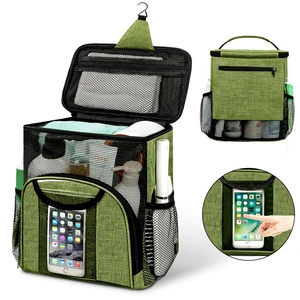 Portable Shower Caddy College Tote Bag, Quick Dry Hanging Toiletry Bag, Large Capacity Mesh Shower Caddy Portable for College Dorm Room Essentials for Boys and Girls for Bath Camping (Green) Portable Shower Caddy College Tote Bag, Quick Dry Hanging Toiletry Bag, Large Capacity Mesh Shower Caddy Portable for College Dorm Room Essentials for Boys and Girls for Bath Camping (Green)