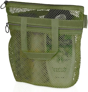 Lifestyle Mesh Shower Bag 10.2x9.9'' Quick-Dry Caddy with Zipper & 2 Pockets. Portable Toiletry Tote for Bathroom, Gym, Travel, Camp, Beach, for Sunscreen, Dorm & College Essentials (Olive Green) Lifestyle Mesh Shower Bag 10.2x9.9'' Quick-Dry Caddy with Zipper & 2 Pockets. Portable Toiletry Tote for Bathroom, Gym, Travel, Camp, Beach, for Sunscreen, Dorm & College Essentials (Olive Green)
