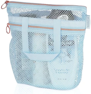 Lifestyle Mesh Shower Bag 10.2x9.9'' Quick-Dry Caddy with Zipper & 2 Pockets. Portable Toiletry Tote for Bathroom, Gym, Travel, Camp, Beach, for Sunscreen, Dorm & College Essentials (Blue) Lifestyle Mesh Shower Bag 10.2x9.9'' Quick-Dry Caddy with Zipper & 2 Pockets. Portable Toiletry Tote for Bathroom, Gym, Travel, Camp, Beach, for Sunscreen, Dorm & College Essentials (Blue)