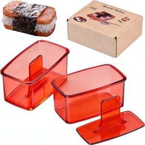 2PCS Red Musubi Maker press mold,Non-stick,BPA-Free sushi mold,Make Hawaiian Musubi at Home or Hawaii Restaurants 2PCS Red Musubi Maker press mold,Non-stick,BPA-Free sushi mold,Make Hawaiian Musubi at Home or Hawaii Restaurants