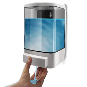 Soap Dispenser Wall Mount, 33.8oz/1000ml Commercial Hand Soap Dispenser, Manual Kitchen Soap Dispenser for Kitchen/Bathroom/Hotel, Liquid Containers Shampoo Plastic Soap Dispenser Wall Mount, 33.8oz/1000ml Commercial Hand Soap Dispenser, Manual Kitchen Soap Dispenser for Kitchen/Bathroom/Hotel, Liquid Containers Shampoo Plastic