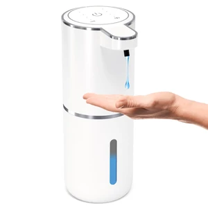 Automatic Soap Dispenser Touchless,Liquid Hand Soap Dispenser 12.8oz USB 4levels Adjustable Dispenser Electric Wall Mounted Smart for Bathroom and Kitchen Dish SoapEasy for Toddlers(White) Automatic Soap Dispenser Touchless,Liquid Hand Soap Dispenser 12.8oz USB 4levels Adjustable Dispenser Electric Wall Mounted Smart for Bathroom and Kitchen Dish SoapEasy for Toddlers(White)