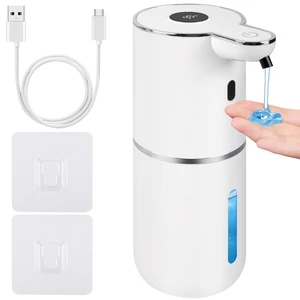 Automatic Soap Dispenser, Hand Soap Dispenser 12.8oz/380ml Smart Rechargeable, Liquid Touchless Soap Dispensers with 6-Level, Wall Mounted or Countertop Dish Soap Dispensing for Bathroom & Kitchen Automatic Soap Dispenser, Hand Soap Dispenser 12.8oz/380ml Smart Rechargeable, Liquid Touchless Soap Dispensers with 6-Level, Wall Mounted or Countertop Dish Soap Dispensing for Bathroom & Kitchen