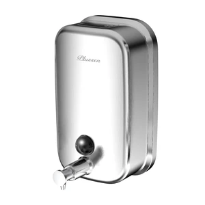 Commercial Soap Dispenser Wall Mount 304 Stainless Steel, Manual Liquid Hand Soap Dispenser for Bathroom Restroom Restaurant Hotel Office, Anti-Leak Pump Commercial Soap Dispenser Wall Mount 304 Stainless Steel, Manual Liquid Hand Soap Dispenser for Bathroom Restroom Restaurant Hotel Office, Anti-Leak Pump