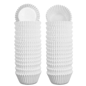 1000 Pcs White Mini Cupcake Liners Small Muffin Liners No Smell Premium Greaseproof Paper Cupcake Wrappers Baking Cups (1.25 Inch Bottom Dia.) 1000 Pcs White Mini Cupcake Liners Small Muffin Liners No Smell Premium Greaseproof Paper Cupcake Wrappers Baking Cups (1.25 Inch Bottom Dia.)