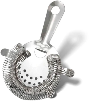 Bar Stainless Steel Strainer, 4 Prongs | Bar, Cocktail, Foodservice Bar Stainless Steel Strainer, 4 Prongs | Bar, Cocktail, Foodservice