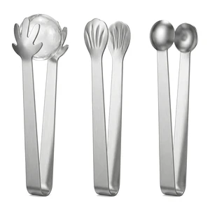 3Pcs Ice Tongs 5" Small Metal Tong Grabber with Cute Shape Teeth for Sugar Cube Bucket Cocktail Cubes Mini Charcuterie Board Tiny Tongs for Bar Party Essentials 3Pcs Ice Tongs 5" Small Metal Tong Grabber with Cute Shape Teeth for Sugar Cube Bucket Cocktail Cubes Mini Charcuterie Board Tiny Tongs for Bar Party Essentials