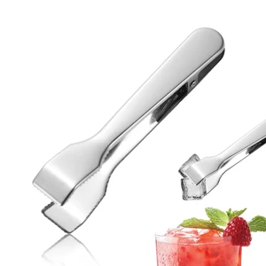 Ice Tongs for Bucket Bar Stainless Steel Cube Tong with Claw Grips Sugar Cube Tongs for Buckets Large Cubes Kitchen Use for Home Hotel Ice Bars Ice Tongs for Bucket Bar Stainless Steel Cube Tong with Claw Grips Sugar Cube Tongs for Buckets Large Cubes Kitchen Use for Home Hotel Ice Bars