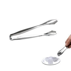 Ice Tongs for Bar Bucket Silver Cube Tongs Small Solid Copper Press Steel Ice Gripper Ideal for Ice Balls Sugar Cubes 7Inch Stainless Steel Tongs for Cocktail Kitchen Use Ice Tongs for Bar Bucket Silver Cube Tongs Small Solid Copper Press Steel Ice Gripper Ideal for Ice Balls Sugar Cubes 7Inch Stainless Steel Tongs for Cocktail Kitchen Use