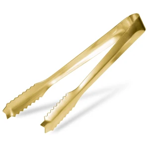 7Gold Ice Tongs, 304 Stainless Steel Serving Tong for Ice Bucket | Bar Serving Tong, Gold Plated, Party Essential, Restaurant Supplies, Drinkware Tool 7Gold Ice Tongs, 304 Stainless Steel Serving Tong for Ice Bucket | Bar Serving Tong, Gold Plated, Party Essential, Restaurant Supplies, Drinkware Tool