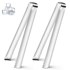 2PCS Ice Tongs with Teeth, Stainless Steel Cocktail Tongs, Ice Bucket Tongs | Serving Tongs for Sugar Ice Cubes, Olives, Garnishes, Appetizers, Party | Dishwasher Safe 2PCS Ice Tongs with Teeth, Stainless Steel Cocktail Tongs, Ice Bucket Tongs | Serving Tongs for Sugar Ice Cubes, Olives, Garnishes, Appetizers, Party | Dishwasher Safe