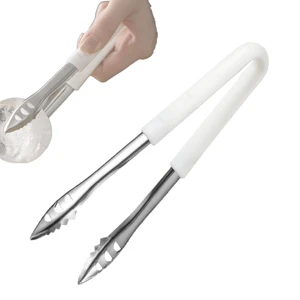 Stainless Steel Ice Tongs - Ideal for Ice Bucket, Jumbo Ice Balls & King Cubes - Small Tongs for Sugar Cubes, Cheese, Candy - Perfect for Bar & Kitchen Use Stainless Steel Ice Tongs - Ideal for Ice Bucket, Jumbo Ice Balls & King Cubes - Small Tongs for Sugar Cubes, Cheese, Candy - Perfect for Bar & Kitchen Use