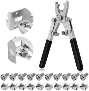 Rotable Dual Head Cage Nut Tool Kit with 10 Sets M6 Silver Rack Mount Screws - Screw Install and Remove Tool for M4 M5 M6 M8 M10 - Screw Tool Kit for Server Rack, Network Cabinet, Data Center(Black) Rotable Dual Head Cage Nut Tool Kit with 10 Sets M6 Silver Rack Mount Screws - Screw Install and Remove Tool for M4 M5 M6 M8 M10 - Screw Tool Kit for Server Rack, Network Cabinet, Data Center(Black)