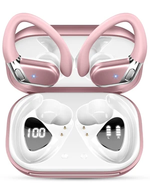 Wireless Earbud, Bluetooth 5.4 Headphones IP7 Waterproof for Sport, 50H Running Wireless Earphones with ENC Noise Cancelling Mic, Deep Bass Over Ear bud with Earhooks for Android, iOS, Workout, Gym Wireless Earbud, Bluetooth 5.4 Headphones IP7 Waterproof for Sport, 50H Running Wireless Earphones with ENC Noise Cancelling Mic, Deep Bass Over Ear bud with Earhooks for Android, iOS, Workout, Gym