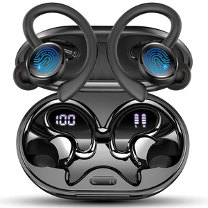 Wireless Earbuds, Bluetooth 5.4 Headphones Sport, 50H Deep Bass Sound Over Ear Buds with 4 ENC Noise Cancelling Mic, Dual LED Display, IP7 Waterproof Earphones with Earhook for Workout/Running/Gym Wireless Earbuds, Bluetooth 5.4 Headphones Sport, 50H Deep Bass Sound Over Ear Buds with 4 ENC Noise Cancelling Mic, Dual LED Display, IP7 Waterproof Earphones with Earhook for Workout/Running/Gym