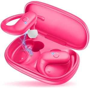 Wireless Earbuds Bluetooth 5.3 Headphones Sport,Over Ear Buds with Deep Bass Sound,60Hrs Playtime Earphones Redesigned Comfort Fit with Earhooks for Running,Meeting,Workout-Pink Wireless Earbuds Bluetooth 5.3 Headphones Sport,Over Ear Buds with Deep Bass Sound,60Hrs Playtime Earphones Redesigned Comfort Fit with Earhooks for Running,Meeting,Workout-Pink