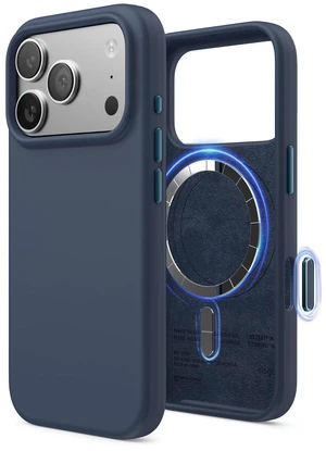 Premium Magnetic Silicone Case for iPhone 17 Pro | Compatible with MagSafe, Liquid Silicone Material, Protection, Shockproof, Slim Phone (Jean Indigo) Premium Magnetic Silicone Case for iPhone 17 Pro | Compatible with MagSafe, Liquid Silicone Material, Protection, Shockproof, Slim Phone (Jean Indigo)