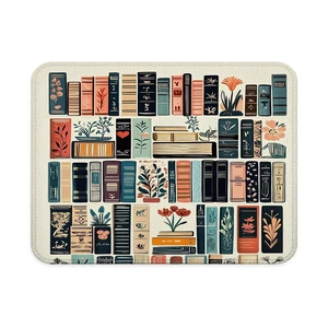 Vintage Library Floral Book Mouse Pad, Reading Lovers Reader Librarian Gifts, Floral Bookish Aesthetic Mouse Pad for Work Computers Laptop Home Office Dorm Desk Accessories, 9.5x7.9 Inch Vintage Library Floral Book Mouse Pad, Reading Lovers Reader Librarian Gifts, Floral Bookish Aesthetic Mouse Pad for Work Computers Laptop Home Office Dorm Desk Accessories, 9.5x7.9 Inch
