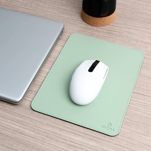 Faux Leather Mouse Pad Elegant & Waterproof | Synthetic Leather, Non-Slip Rubber Base, Stitched Edges | Ideal for Laptop, Office (Light Green, 7 x 9 Inches) Faux Leather Mouse Pad Elegant & Waterproof | Synthetic Leather, Non-Slip Rubber Base, Stitched Edges | Ideal for Laptop, Office (Light Green, 7 x 9 Inches)