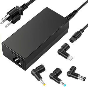 Universal 65W USB C Laptop Charger, 4-in-1 with 3 Round Tips AC Adapter | Compatible with HP chromebook Lenovo Dell Acer Asus Samsung Google Computer Type C Power AC Adapter Universal 65W USB C Laptop Charger, 4-in-1 with 3 Round Tips AC Adapter | Compatible with HP chromebook Lenovo Dell Acer Asus Samsung Google Computer Type C Power AC Adapter