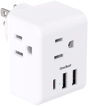 Multi Plug Outlet Extender, Power Strip Non Surge Protector Electric Outlet Splitter with 3 USB Wall Charger (1 USB C), Multiple Outlet Expander for Cruise, Dorm, Travel, Home, Office Multi Plug Outlet Extender, Power Strip Non Surge Protector Electric Outlet Splitter with 3 USB Wall Charger (1 USB C), Multiple Outlet Expander for Cruise, Dorm, Travel, Home, Office