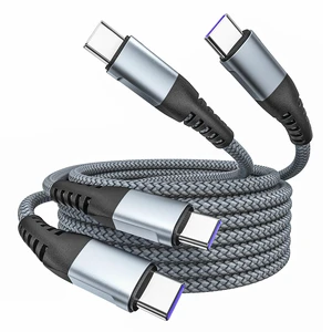 USB C to USB C Cable 2Pack 6FT, Type C 60W Fast Charging Cord Nylon Braided | USB C Charger Cable for iPhone 17 16 15 Pro Max iPad MacBook Neo Air Pro Samsung S26 S25 Ultra Pixel USB C to USB C Cable 2Pack 6FT, Type C 60W Fast Charging Cord Nylon Braided | USB C Charger Cable for iPhone 17 16 15 Pro Max iPad MacBook Neo Air Pro Samsung S26 S25 Ultra Pixel