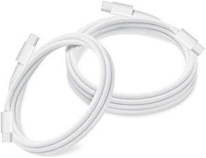 USB C to USB C Cable(2 Pack)Type-C 60W Fast Charging Cable, Nylon Braided, for Home/Office/Travel, Compatible with iPhone 17/16/15, MacBook, Samsung, iPad, Laptop3.3ft + 5ft USB C to USB C Cable(2 Pack)Type-C 60W Fast Charging Cable, Nylon Braided, for Home/Office/Travel, Compatible with iPhone 17/16/15, MacBook, Samsung, iPad, Laptop3.3ft + 5ft