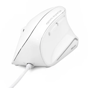 Wired Ergonomic Vertical Mouse, Silent & Programmable Buttons, White | Remapping with Software, Optical USB Mouse, 1000/1600 DPI, Wrist Relief, 55° Natural Comfort, Compatible Win/Mac/Laptop/PC Wired Ergonomic Vertical Mouse, Silent & Programmable Buttons, White | Remapping with Software, Optical USB Mouse, 1000/1600 DPI, Wrist Relief, 55° Natural Comfort, Compatible Win/Mac/Laptop/PC