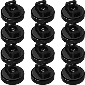 Magnet Zip Tie Mount Magnetic Zip Ties Mount 25LBS Strong Multipurpose Wire Cable Holder Mount Wire Clips Management for Home Office Marine Electrical Wiring (Black, 12 Piece) Magnet Zip Tie Mount Magnetic Zip Ties Mount 25LBS Strong Multipurpose Wire Cable Holder Mount Wire Clips Management for Home Office Marine Electrical Wiring (Black, 12 Piece)