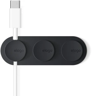 Magnetic Cable Management Buttons | Reusable Sticker Attaches to Surface, Organize 3 Cables, Magnetic cable holder, Powerful magnets, Desk Organization (Black) Magnetic Cable Management Buttons | Reusable Sticker Attaches to Surface, Organize 3 Cables, Magnetic cable holder, Powerful magnets, Desk Organization (Black)