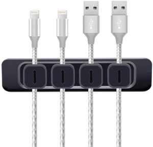 Cable Clips Organizer Magnetic Cable Management Clips Cord Organizer Self Adhesive Sticky for All Wires, Desk Wall Desktop Cord Office Home USB Cable Power Wire Mouse Cable, Black Cable Clips Organizer Magnetic Cable Management Clips Cord Organizer Self Adhesive Sticky for All Wires, Desk Wall Desktop Cord Office Home USB Cable Power Wire Mouse Cable, Black