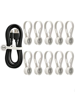 Magnetic Cord Organizer Cable Cord Organizer Magnet Clips Design Patented Silicone Twist Tie Strap Holder Cord Wrap Keepers Reusable Multi-Purpose Home Office School Gifts 10 Pack White Magnetic Cord Organizer Cable Cord Organizer Magnet Clips Design Patented Silicone Twist Tie Strap Holder Cord Wrap Keepers Reusable Multi-Purpose Home Office School Gifts 10 Pack White