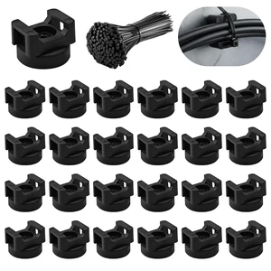 24pcs 22mm Magnetic Zip Tie Mount, Multi-Functional Cable Holder, Suitable for Industrial Cable Management and Home Cable Organizing. 24 Mounts and 100 Nylon Cable Ties 24pcs 22mm Magnetic Zip Tie Mount, Multi-Functional Cable Holder, Suitable for Industrial Cable Management and Home Cable Organizing. 24 Mounts and 100 Nylon Cable Ties
